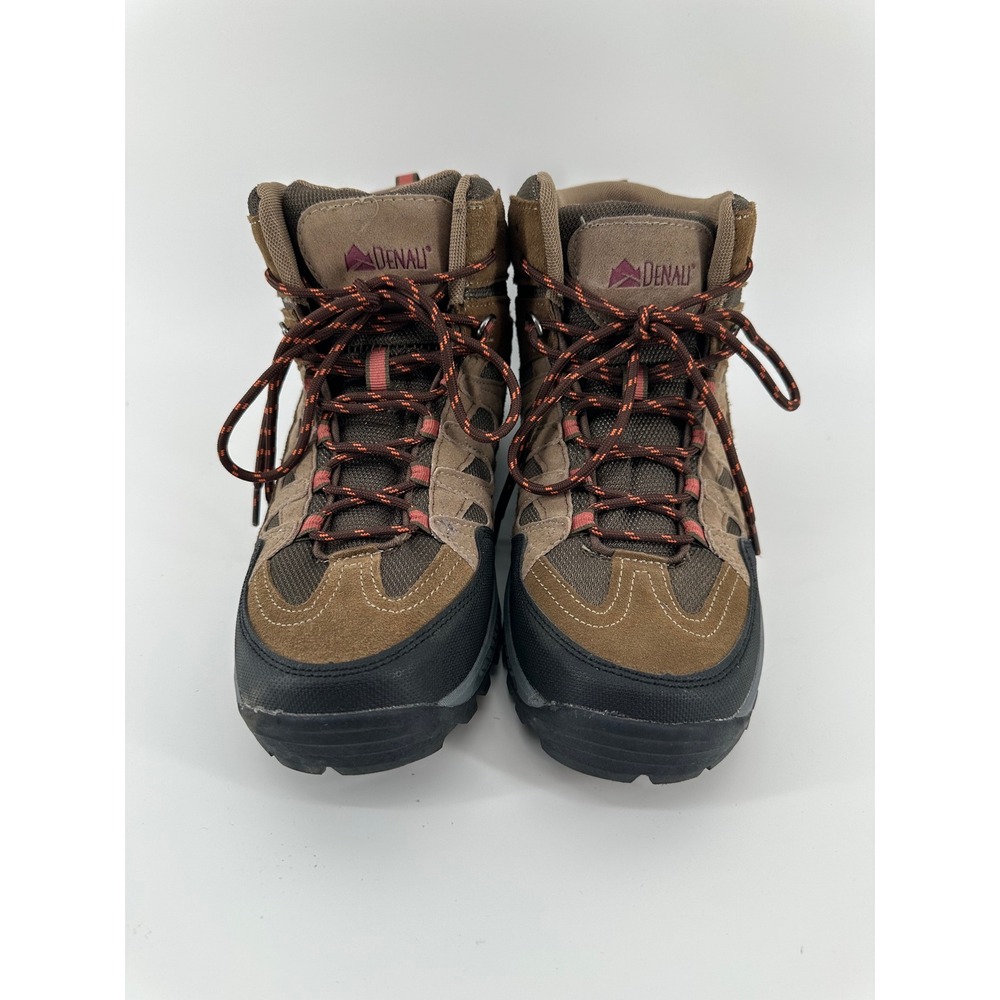 Denali Sycamore Mens Brown Leather Hiking Boots Size 10 U10U019A-5 Mid Top Trail